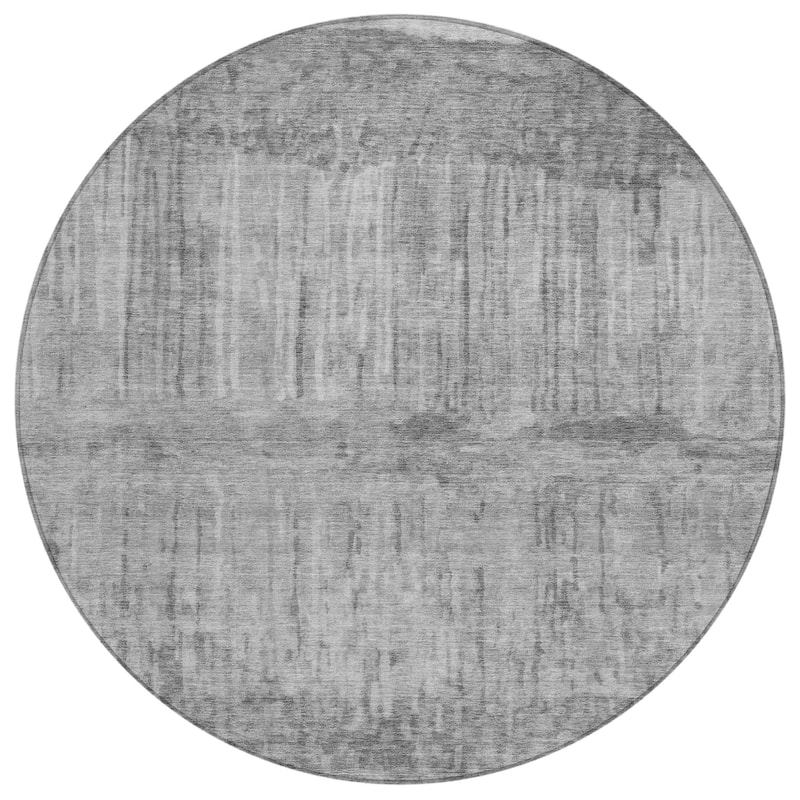 Machine Washable Indoor/ Outdoor Modern Ombre Chantille Rug