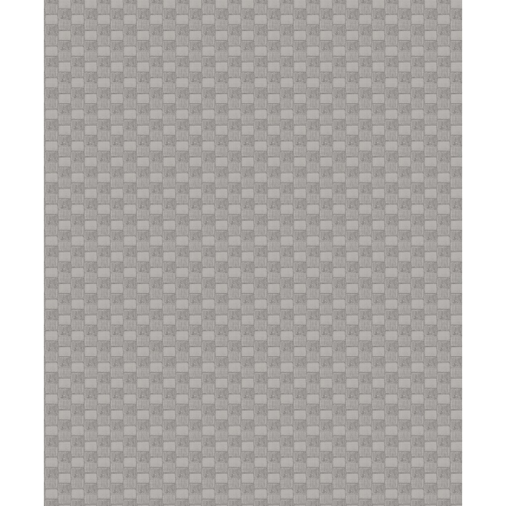 A-Street Prints Ira Taupe Checkered Wallpaper