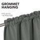 preview thumbnail 86 of 117, Deconovo 100% Full Blackout Double-Layer Rod Pocket Curtains (2 Panels)