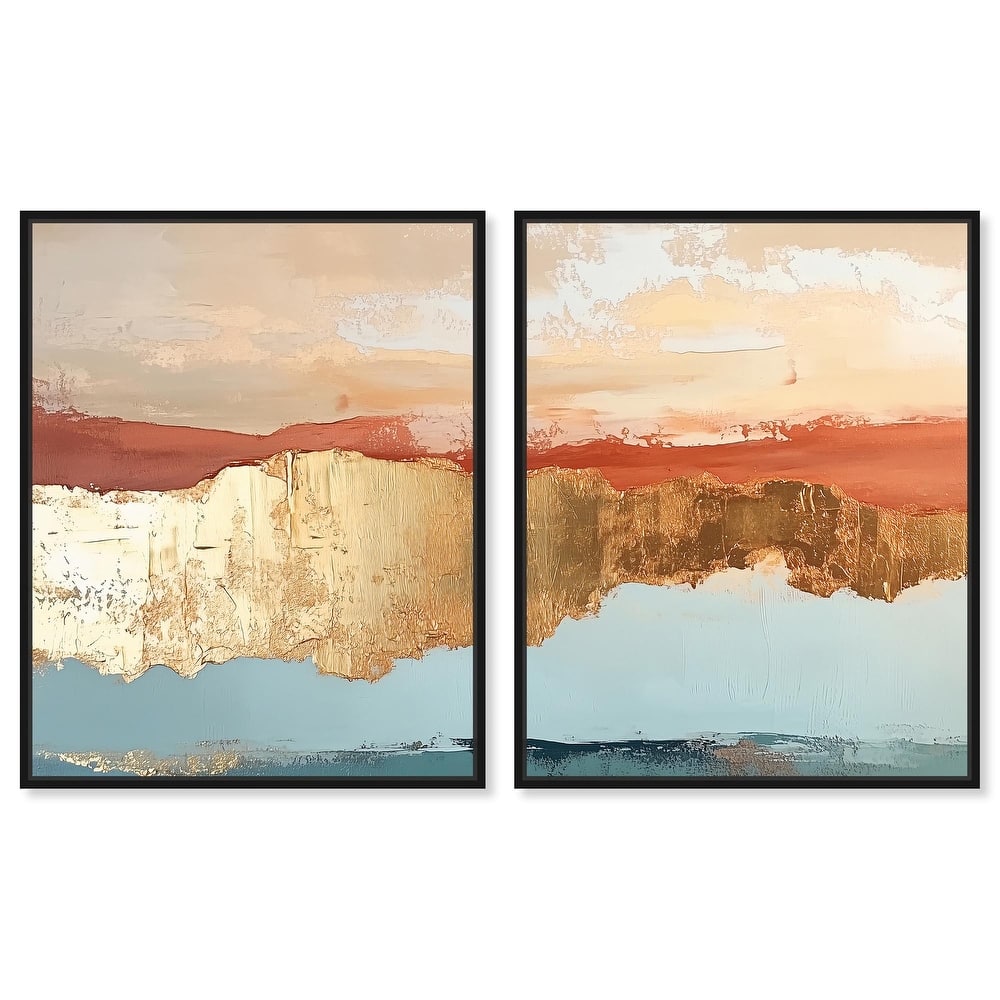 Earthy Glow III Canvas Set of 2 by Art Remedy