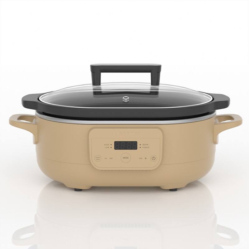 Magnifique 6 QT Versatile Programmable Slow Cooker for Dishwasher Safe