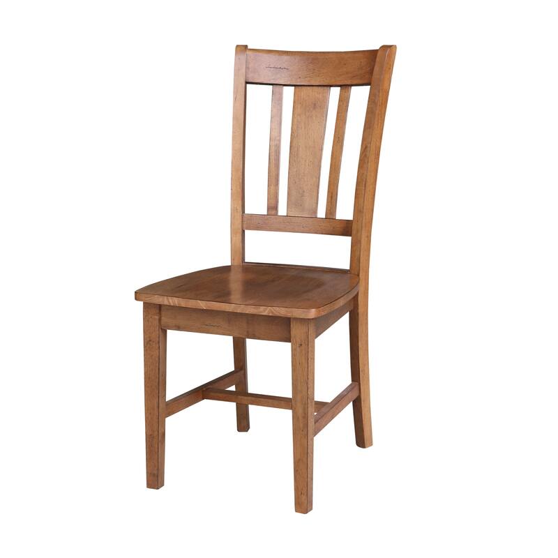 42" Solid Wood Round Dual Drop Leaf Table with 4 Dining Chairs