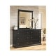 preview thumbnail 14 of 19, Signature Design by Ashley Maribel Black Dresser Black Dresser & Mirror Set