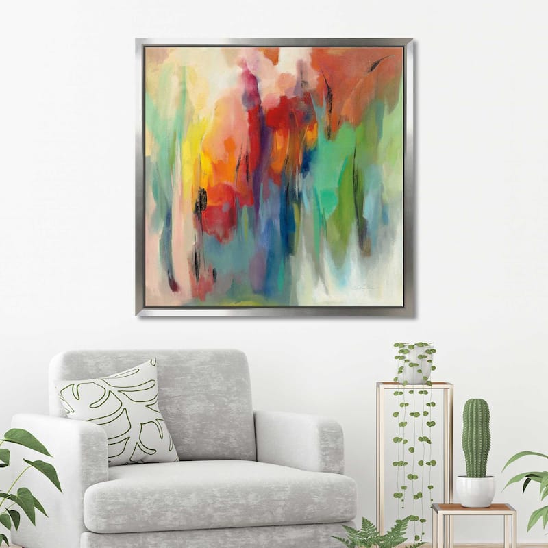 "March Rainbow" Print on Floating Canvas