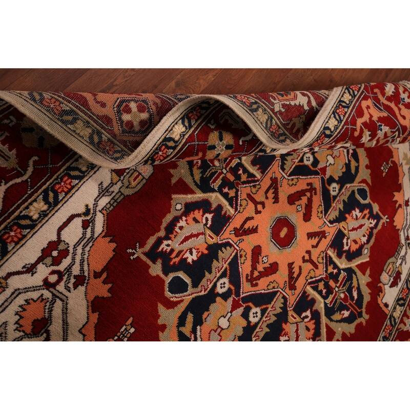 Red Sultanabad Oriental Area Rug Handmade Wool Carpet - 8'0" x 9'8"