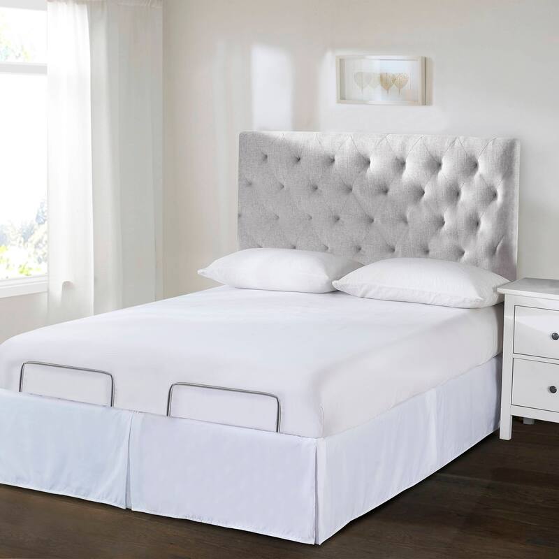 Bed Maker's Adjustable Bed Wrap-Around 15" Tailored Bedskirt