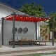 preview thumbnail 28 of 47, PURPLE LEAF Gazebo Outdoor Retractable Modern Large Size Pergola w Lights