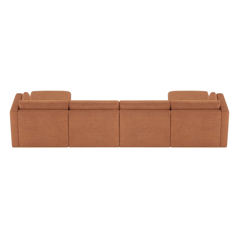 Celia Oversized Modular Sectional Fabric Sofa Set