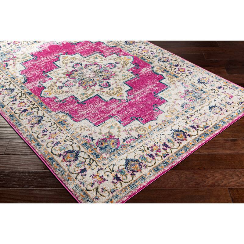 Artistic Weavers Teena Distressed Persian Medallion Area Rug