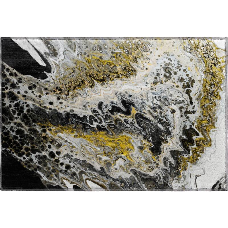 Premium Washable Super Soft Abstract Contemporary Mayfield Rug