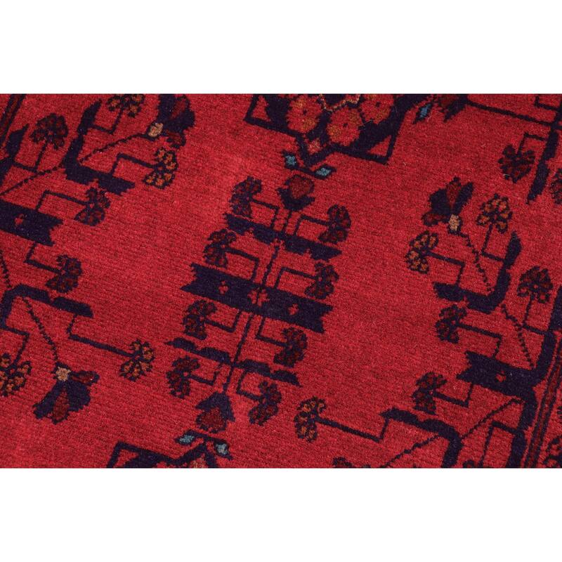 Southwestern Biljik Khal Mohammadi Taylor Red/Blue Rug - 2'7'' x 3'11''