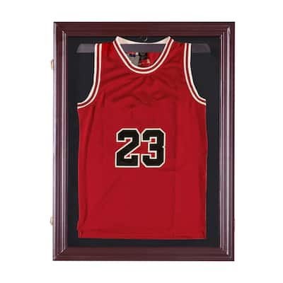 HOMCOM 32" x 24" UV-Resistant Sports Jersey Frame Display Case