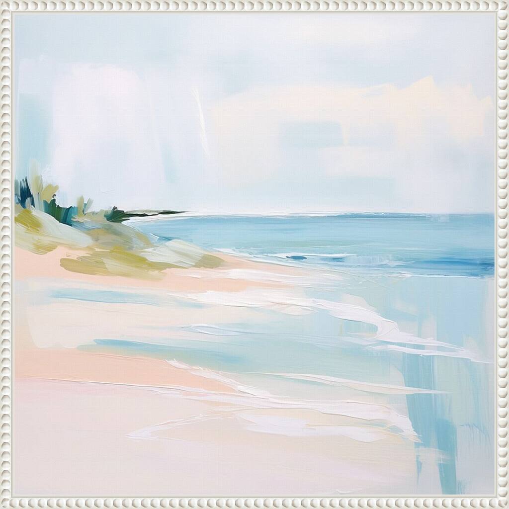 Reflection of Beach No. 2 by Irena Orlov Framed Canvas Wall Art Print