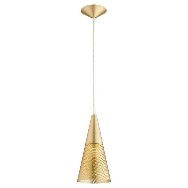 Quorum International 1316 Mesh Cone 6" Wide Mini Pendant