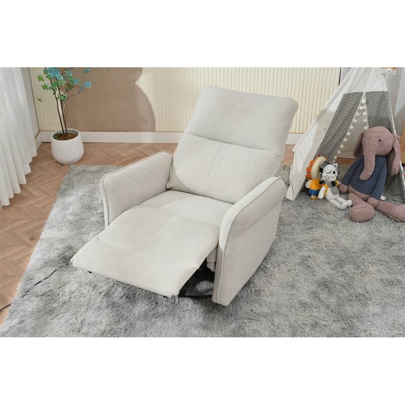 270° Power Swivel Rocker Recliner Chair for Adults, Swivel Rocking Recliner Chair,Electric Small Recliners for Small Spaces