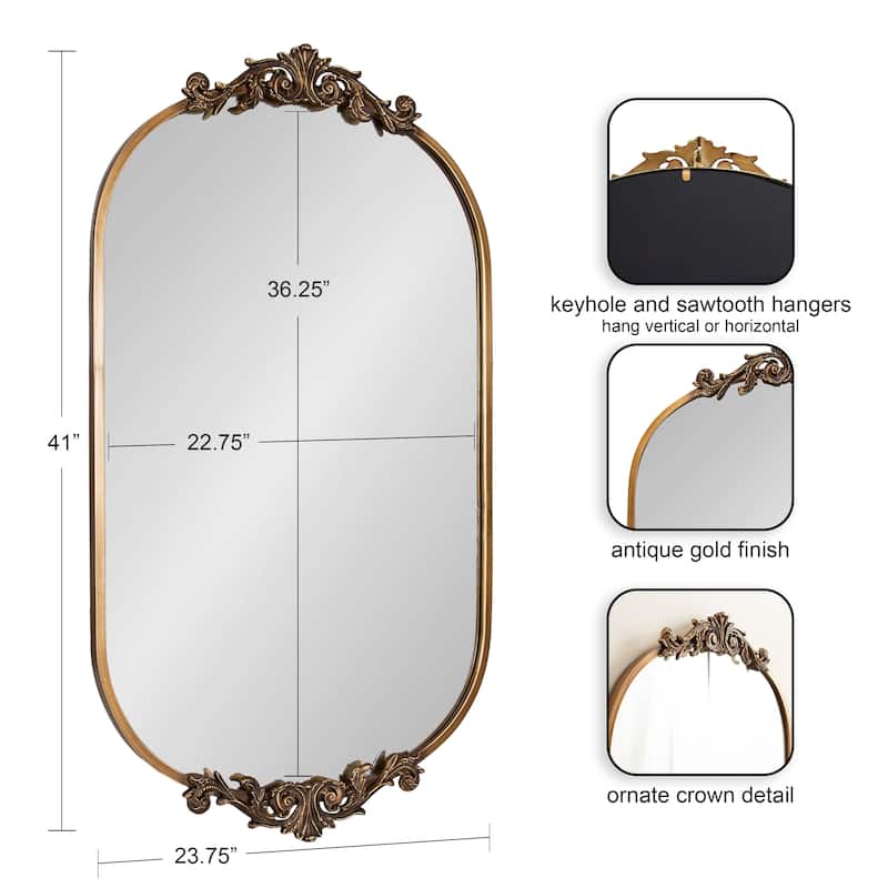 Kate and Laurel Arendahl Capsule Wall Mirror