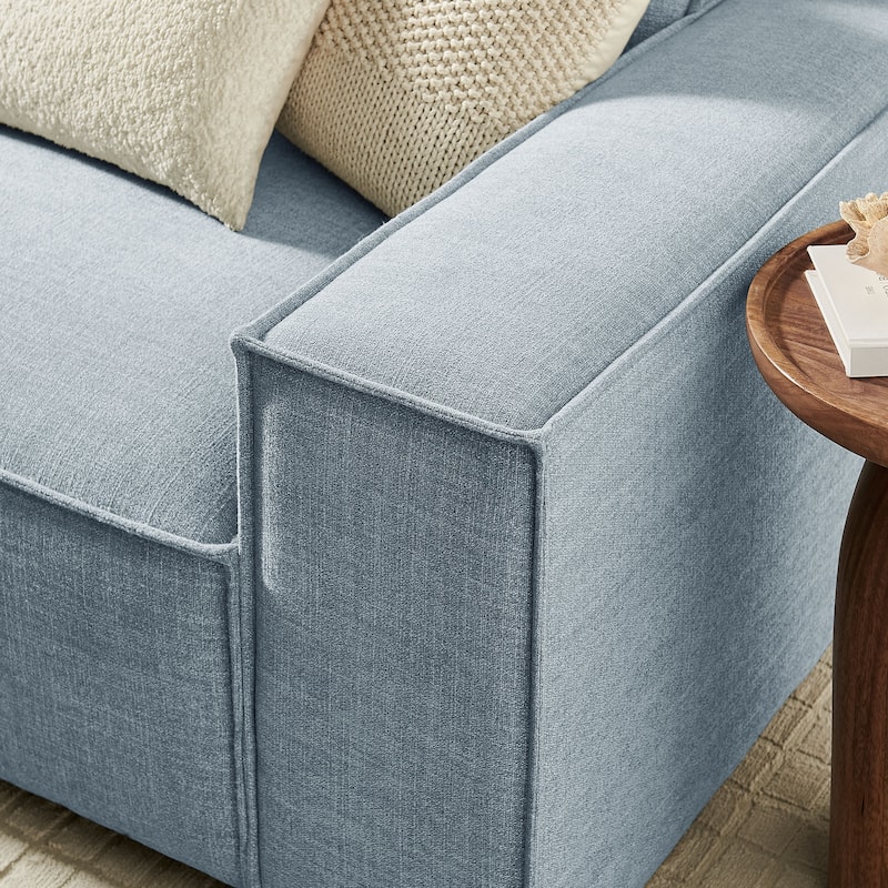 Restore 3-Piece Performance Fabric Upholstered Modular Sofa Set