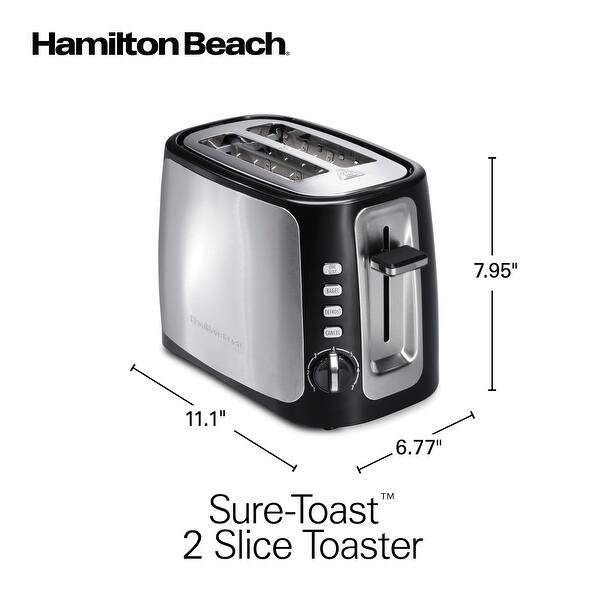 Hamilton Beach 2 Slice Cool Touch Toaster Black