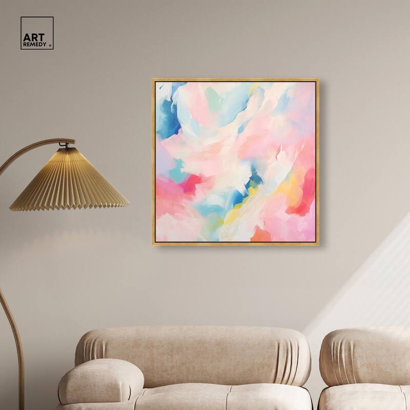 Cotton Candy Clouds II Canvas by Art Remedy