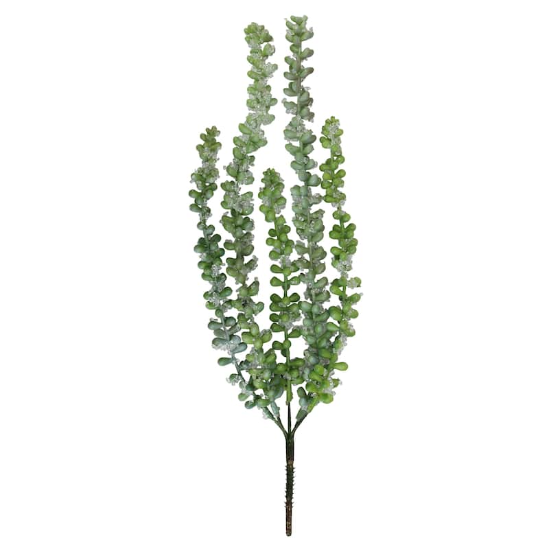 16.5" Iced Donkey's Tail Artificial Succulent Spray