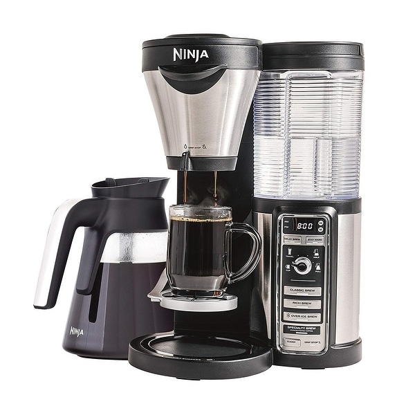 Ninja CF080Z Coffee Maker 43oz Glass Carafe and Tumbler (Certified Refurbished)
