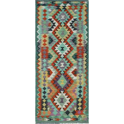 Flatweave Togjan Red/Ivory Runner - 2'8" x 6'5"