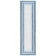 preview thumbnail 42 of 140, SAFAVIEH Courtyard Vickie Indoor/ Outdoor Waterproof Patio Backyard Rug 2'3" x 10' Runner - Ivory/Navy
