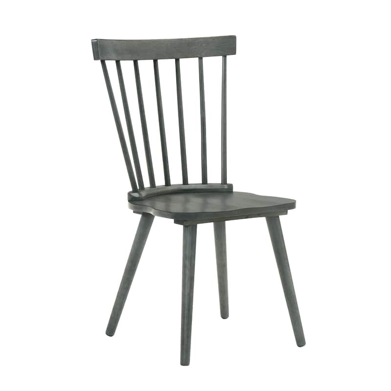 Wood Dining Chair Solid Chair Set of 2
