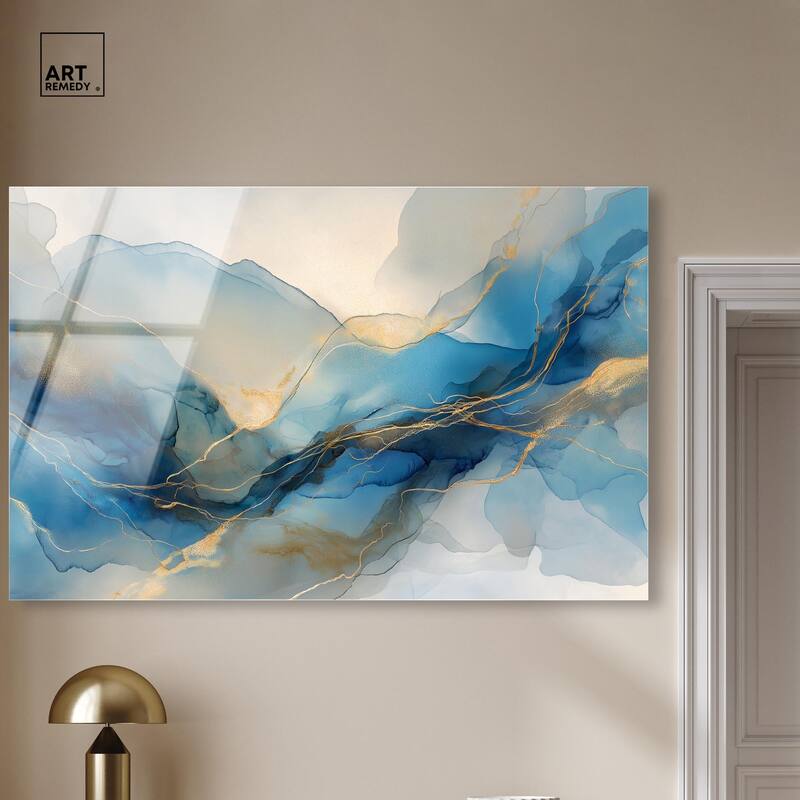 Postmodern Flow II Acrylic by Art Remedy, Ready to Hang