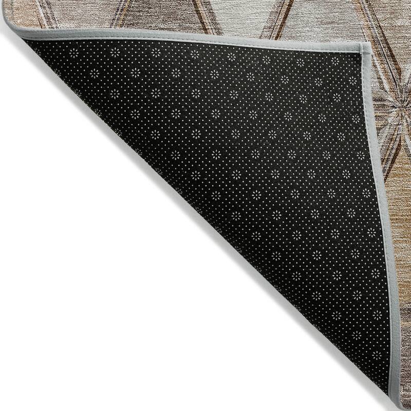 Machine Washable Indoor/ Outdoor Chantille Modern Diamonds Rug