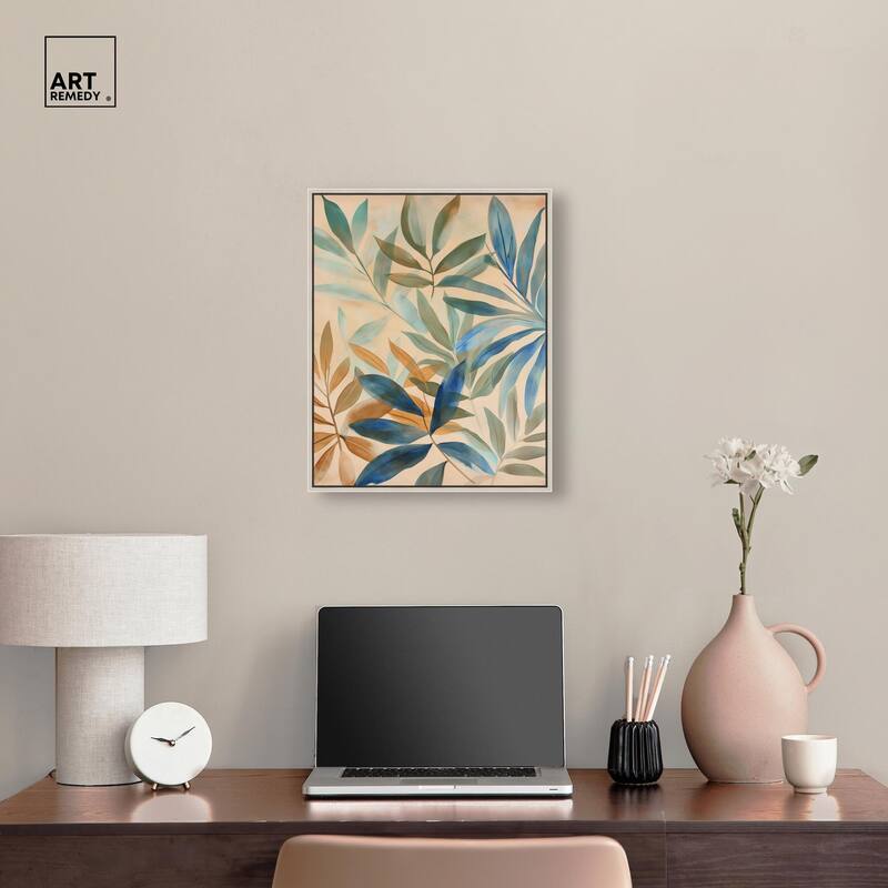 Leaf Labyrinth I Canvas by Art Remedy