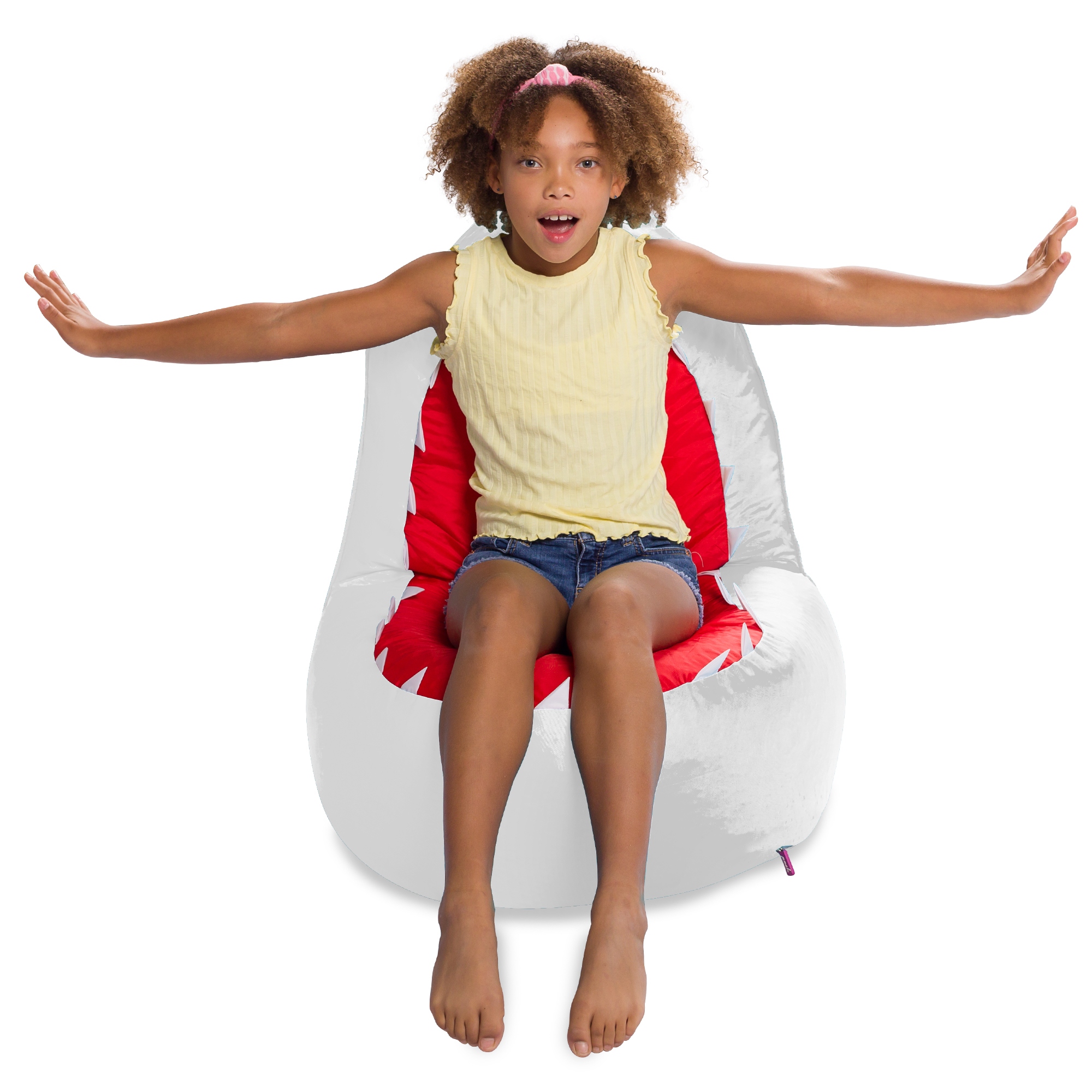 Shark Filled Bean Bag Chair or Cover Only for Toddlers and Kids