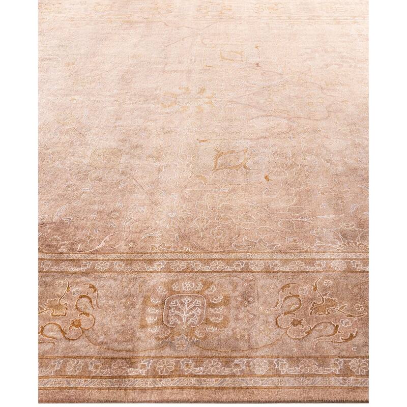 Overdyed One-of-a-Kind Hand-Knotted Area Rug - Beige - 9' 2" x 12' 2"