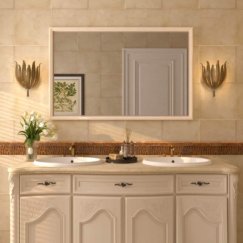 Farmhouse 1-light Maple Leaf Sconce Bathroom Wall Light