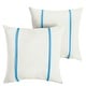 preview thumbnail 32 of 42, Sorra Home Sunbrella Outdoor Double Petite Flange Pillow Set of 2