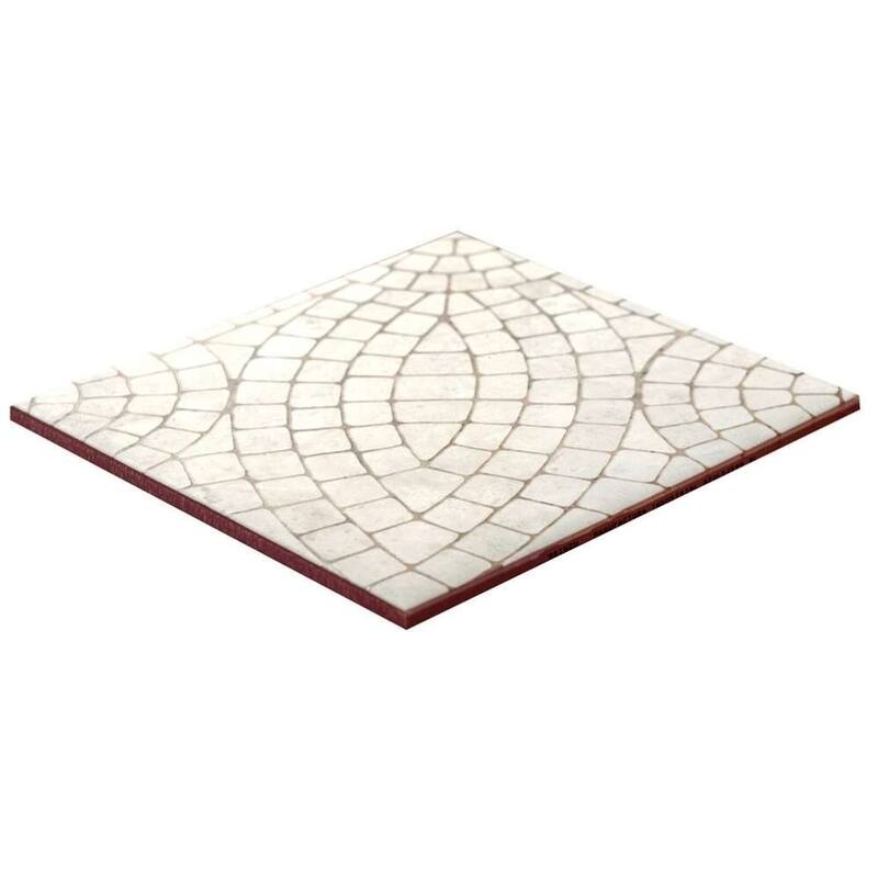 Roman Road 8x8 Matte Porcelain Encaustic Tile - Floor & Wall