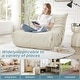 preview thumbnail 32 of 39, EROMMY Bean Bag Chair Togo Sofa - 28D Memory Foam Floor Chair for Adults & Kids, Lightweight Fabric Lounger in 5 Colors
