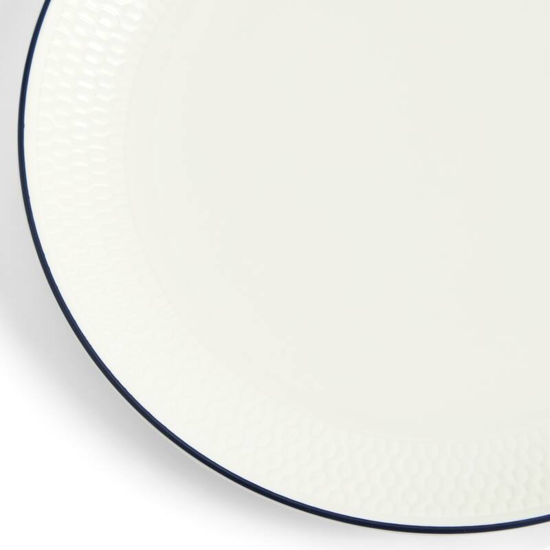 Wedgwood Gio Blue Plate 6.7in, Blue Line