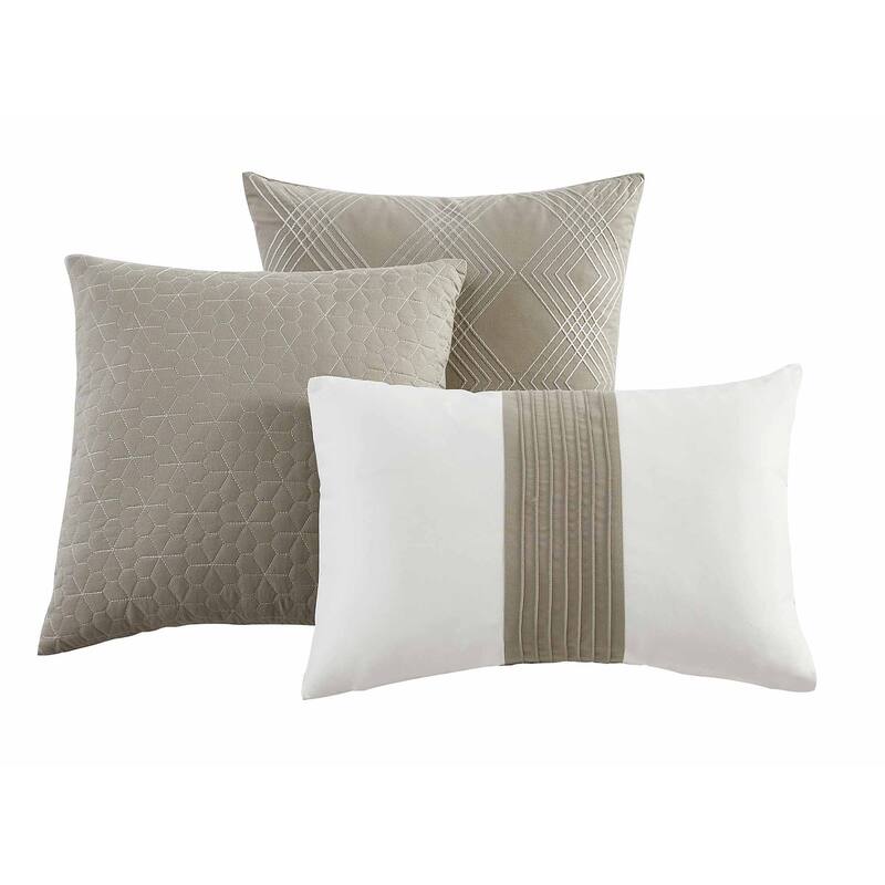 Riverbrook Home Kendon Beige 10 Piece Bed in a Bag