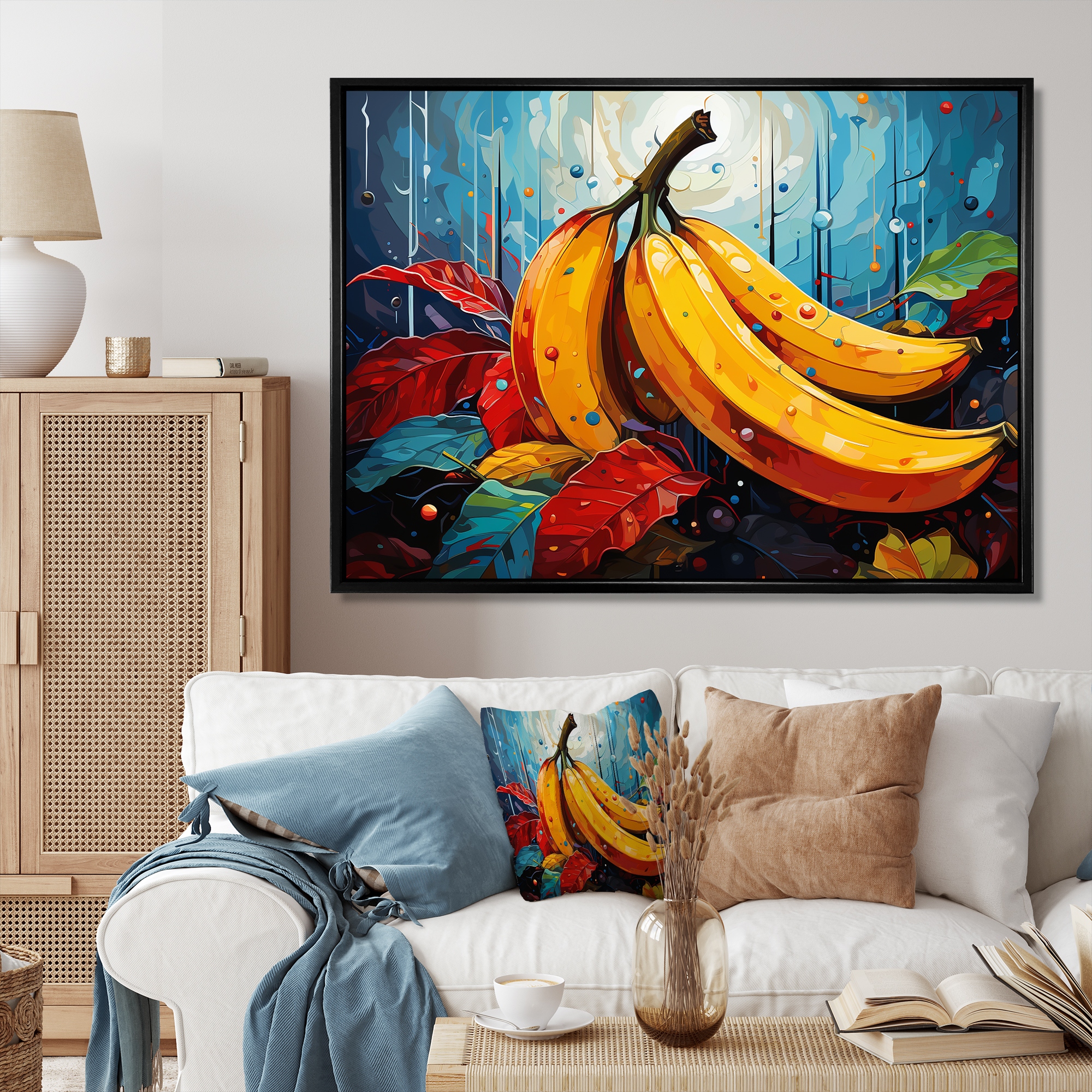 【週末セール】【3Dアート】MULTIPLE BANANA インテリア おしゃれ 3Dアート】MULTIPLE BANANA インテリア おしゃれ