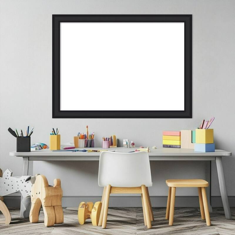 Oliver Narrow Framed Dry Erase Magnetic Board