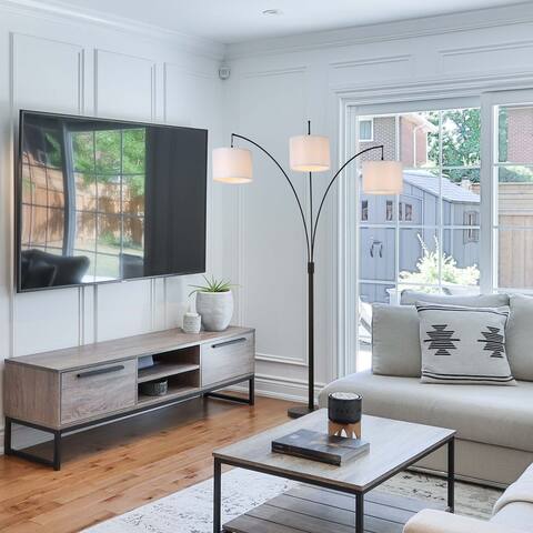 82in Cedar Hill 3 light Tree Arc Decor Floor lamps
