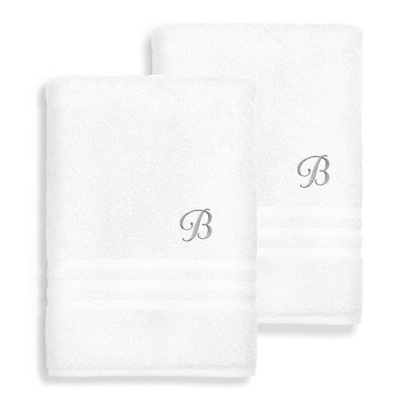 Authentic Hotel and Spa 100% Turkish Cotton 2PC Denzi Bath Sheet Set - B