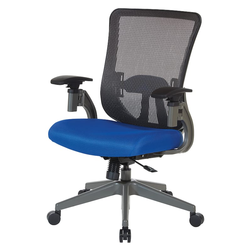 Grey Vertical Mesh Back Managers Chair