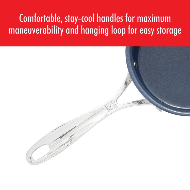 ZWILLING Clad CFX Stainless Steel Ceramic Nonstick Saucepan