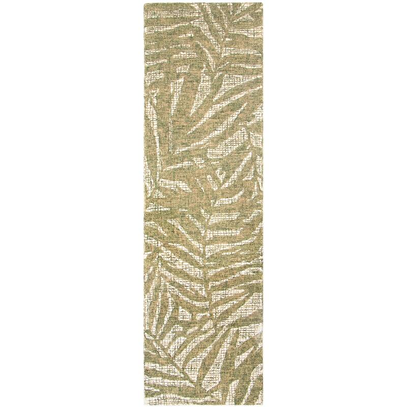 Liora Manne Savannah Olive Branches Indoor Rug - 2' x 7'6" - Sage