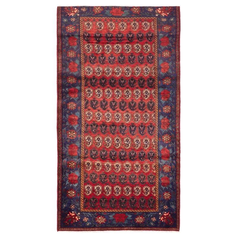 ECARPETGALLERY Hand-knotted Konya Anatolian Red Wool Rug - 5'0 x 9'11