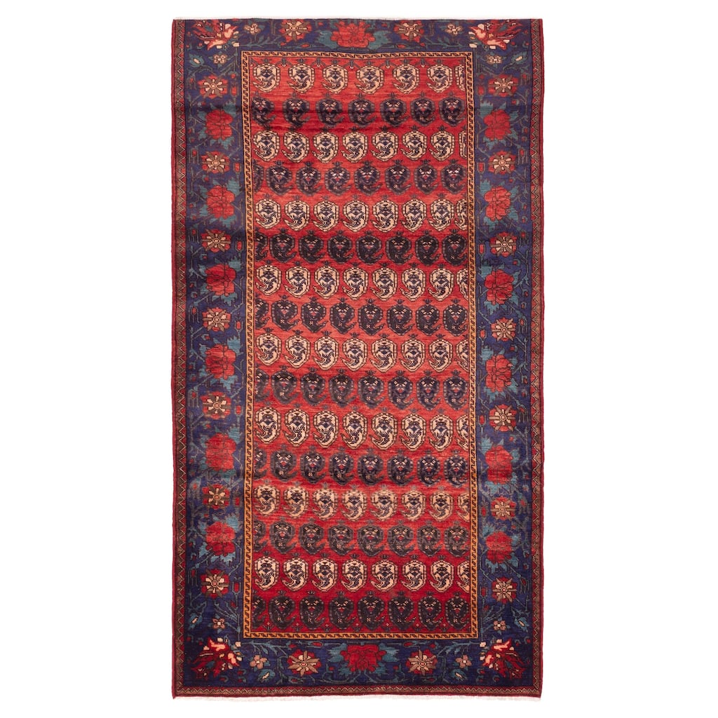 ECARPETGALLERY Hand-knotted Konya Anatolian Red Wool Rug - 5'0 x 9'11