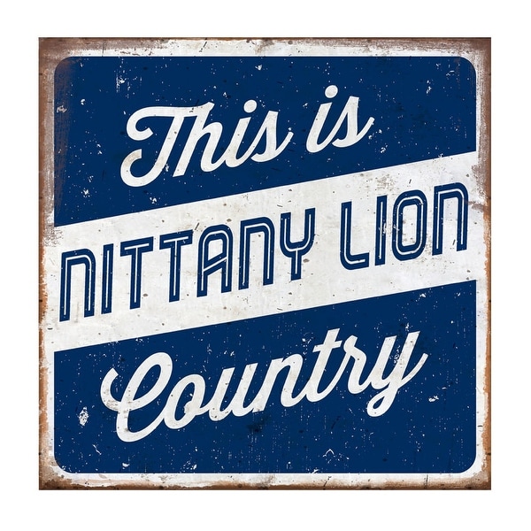 Penn State University Large Tin Sign