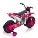 preview thumbnail 18 of 47, Kids 12V Ride-On Toy Motorcycle with Training Wheels, Safety Features, and Easy Assembly for Ages 3-6